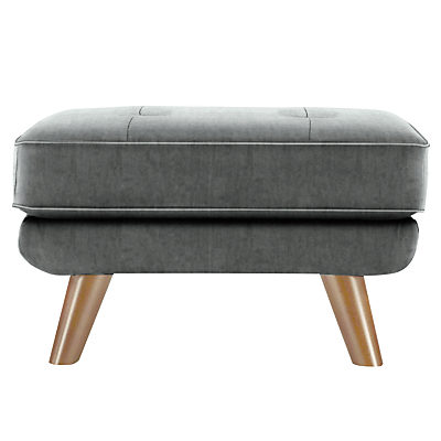 G Plan Vintage The Fifty Three Footstool Velvet Smoke G Plan Vintage The Fifty Three Footstool Velvet Smoke